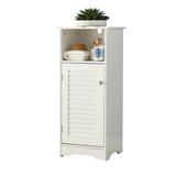 Louvre Short Cabinet With Cubby by BrylaneHome in White