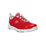 Wide Width Women's TravelWalker II Sneaker by Propet® in Red Mesh (Size 7 W)