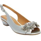 Women's The Rider Slingback by Comfortview in Silver (Size 7 1/2 M)