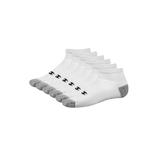 Men's Big & Tall Champion Double Dry® Performance Quarter Socks 6-Pack by Champion in White (Size XL)