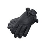 Men's Big & Tall EXTRA-LARGE ADJUSTABLE DRESS GLOVES by KingSize in Black (Size 2XL)