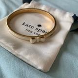 Kate Spade Jewelry | Adorable Kate Spade New York Enamel Bracelet | Color: Gold/White | Size: Os