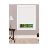 Achim Cords Free Tear Down Room Darkening Window Shade, White, 37 Inch Wide