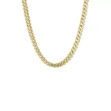 Belk & Co Men's Stainless Steel Foxtail Chain Necklace, Yellow, 20 In