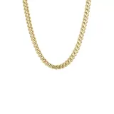 Belk & Co Men's Stainless Steel Foxtail Chain Necklace, Yellow, 24 in