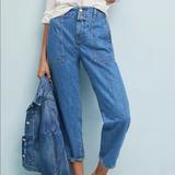Anthropologie Jeans | Anthropologie Closed Relax Cropped Jeans Sz 28 | Color: Blue | Size: 28