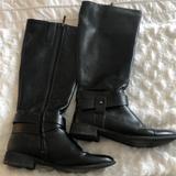Nine West Shoes | Black Nine West Knee-High Boots | Color: Black | Size: 8
