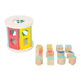 Small Foot Wooden Toys Rolling Shape-Sorting Game, Multicolor