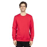 Threadfast Apparel 320C Ultimate Crewneck Sweatshirt in Red size 3XL | Cotton/Polyester Blend