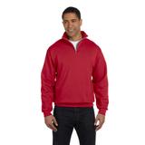 Jerzees 995M NuBlend 1/4-Zip Cadet Collar Sweatshirt in True Red size 2XL | Cotton Polyester 995MR,