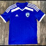 Adidas Shirts & Tops | Adidas Climacool Israel Soccer Jersey Youth Medium | Color: Blue/White | Size: Youth Medium