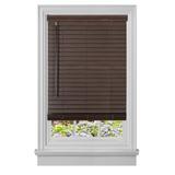Wide Width Cordless GII Madera Falsa 2" Faux Wood Plantation Blind by Achim Home Dcor in Mahogany (Size 32" W 64" L)