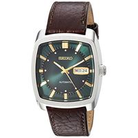 Seiko Men's Recraft Series Automatic Leather Casual Watch (Model: SNKP27)
