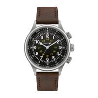 Bulova Classic Mens Brown Leather Strap Watch-96a245