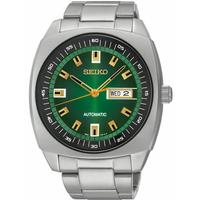 Seiko Mens Automatic Recraft Series Stainless Steel Green SNKM97