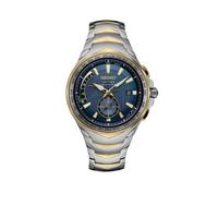 Seiko Multi Men's Two-Tone Stainless Solar Coutura Radio Sync Bracelet Watch