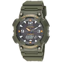 Casio Men's AQS810W-3AVCF Solar Watch with Green Band
