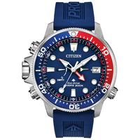 Citizen Eco-Drive Men's Promaster Aqualand Blue Silicone Strap Watch 46mm - Blue