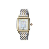 Michele Deco Madison Mid Two-Tone - MWW06G000013 (Two-Tone/Silver/White Sunray Dial) Watches
