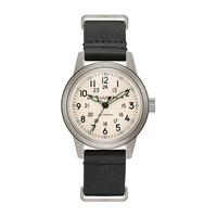 Bulova Classic Mens Black Leather Strap Watch-96a246