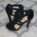 Jessica Simpson Shoes | Black High Heel Sandal- Jessica Simpson | Color: Black | Size: 7