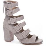 Twilight Suede Peep Toe Bootie - Gray - Chinese Laundry Boots