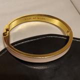 Kate Spade Jewelry | Authentic Kate Spade Make Me Blush Hinged Bangle. | Color: Gold/Pink | Size: Os