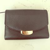 Kate Spade Bags | Black Leather Trifold Kate Spade Leather Wallet | Color: Black | Size: Os