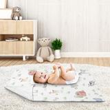 Sweet Jojo Designs Farm Animals Security Baby Blanket, Microfiber in Blue/Gray/Red, Size 36.0 H x 30.0 W x 0.2 D in | Wayfair Blanket-OnTheFarm