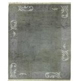 Tufenkian One-of-a-Kind Tibetan Hand-Knotted Traditional Grey/Neutral/Purple 8' x 10' Wool Area Rug Wool, Size 96.0 W in | Wayfair 777QZZZ....0810