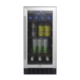 Summit Appliance Convertible Beverage Refrigerator w/ Wine Storage Glass, Size 31.5 H x 14.75 W x 23.5 D in | Wayfair ALBV15CSS