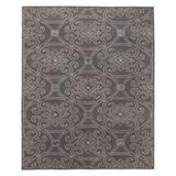 Tufenkian Marquis Geometric Hand-Knotted/Silver Area Rug Bamboo Slat & Seagrass in Gray, Size 72.0 W x 0.5 D in | Wayfair AAZ.81/314A0609
