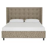 Joss & Main Harrell Tufted Low Profile Platform Bed Upholstered/Metal/Polyester/Linen in White | Wayfair 9EFF132CF31A4836A8C446D1ED99BC6A