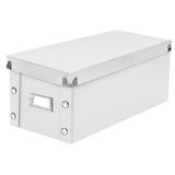 Latitude Run® Dvd Storage Plastic Box Plastic in White, Size 6.0 H x 8.25 W x 16.7 D in | Wayfair D4A166EE02EF46D6A9E1FB3727236F2B