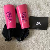Adidas Other | Adidas F50 Pro Shin Guards With Ankle Sock | Color: Black/Pink | Size: Small