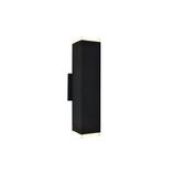 Avenue Lighting Avenue Outdoor 12 Inch Tall 2 Light LED Outdoor Wall Light - AV9893-BLK