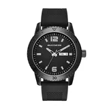 Men's Skechers Redondo Black Silicone Watch, Size: XL