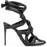 Knotted Strappy Sandals - Black - Off-White c/o Virgil Abloh Heels