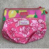 Lilly Pulitzer Bags | Lilly Pulitzer Makeup Bags | Color: Pink/Yellow | Size: Os