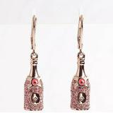 Kate Spade Jewelry | Authentic Kate Spade Rose Gold Champagne Earrings | Color: Gold/Pink | Size: Os