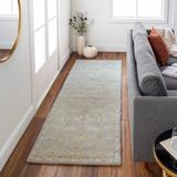 Copen 2' x 4' Hearth Traditional Wool Beige/Olive/Charcoal/Pale Blue/Tan Area Rug - Hauteloom