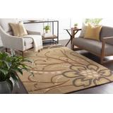 Mazama 5' x 8' Modern Wool Dark Brown/Beige/Brown/Medium Brown/Mustard/Dark Red Area Rug - Hauteloom
