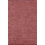 Jamieson 5' x 8' Modern Solid Stripes Burgundy/Rose/Dark Pink Area Rug - Hauteloom