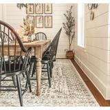 Failsworth 2' x 2'11" Traditional Taupe/Black/Light Gray/Charcoal/Light Beige/Light Slate/Peach Area Rug - Hauteloom