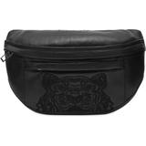 Mini Leather 'kampus' Tiger Bumbag - Black - KENZO Belt Bags