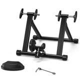 Costway Portable Folding Steel Bicycle Indoor Exercise Training Stand
