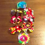 Disney Accessories | Beautiful Custom Made Bows | Color: Pink/Yellow | Size: Osg