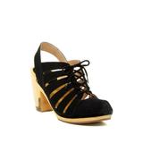 Anthropologie Shoes | Anthropologie Latigo Cali Platform Lace Up Clog | Color: Black/Tan | Size: 7.5