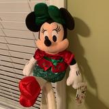 Disney Toys | 2019 Christmas Disney Minnie Mouse Plush | Color: Green/Red | Size: Osg