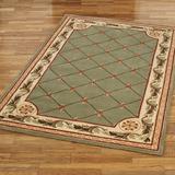 Calanthe Border Rectangle Rug Sage, 5' x 8', Sage
